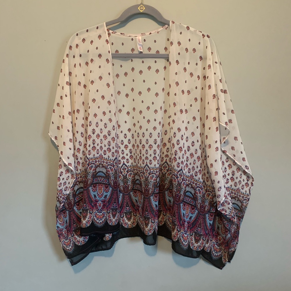 S/M Xhilaration short kimono kaftan